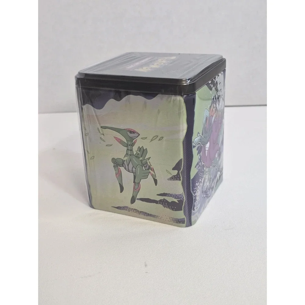 Pokemon TCG: Stacking Tin (Q1 2025) 3 Packs, 2 Stickers Sheets FACTORY SEALED